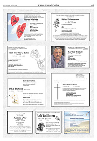 Familienanzeigen