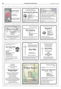 Familienanzeigen
