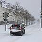 Schnee und Wind legen &ouml;ffentliches Leben am Freitag lahm